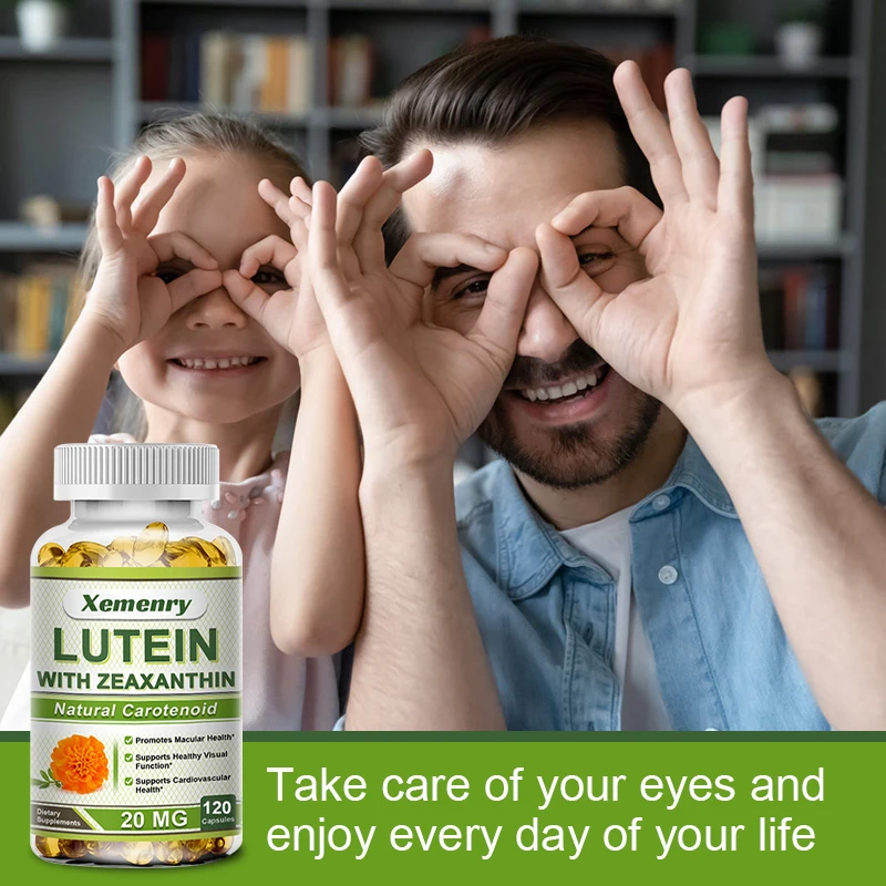 

Xemenry Lutein, An Essential Antioxidant for Eye Health and Vision Health, Zeaxanthin 20 Mg Softgels