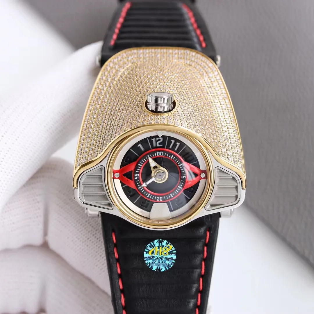 

Men's automatic mechanical watch The striking dial of the car series timepiece is similar to the racing car. The case is made of