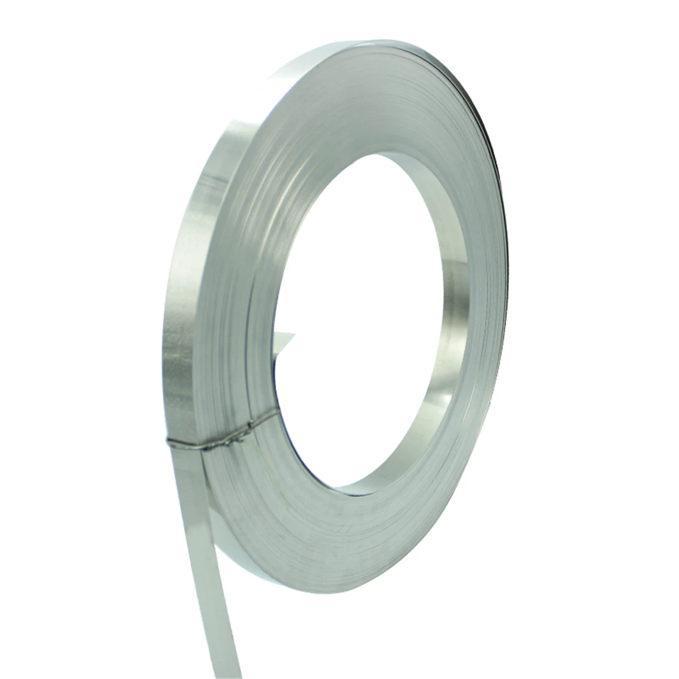 

Width 2-50mm Thickness 0.1mm 0.2mm 0.15mm 0.12mm Nickel Plated Steel Strap Strip Sheets 18650 battery spot welding 1Kg/roll