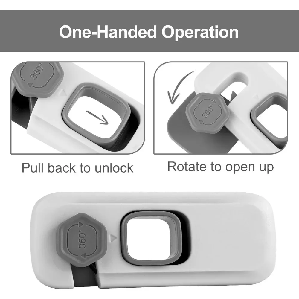 Безопасный замок для холодильника с двойной дверью защиты детей 5 предметов