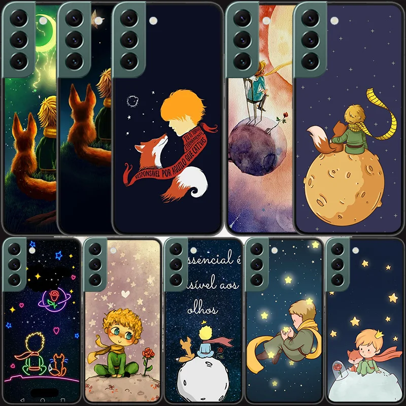 

Little Prince Watercolor Art Phone Case For Samsung Galaxy A12 A22 A32 A42 A52 A72 A54 A34 A24 A14 A73 A53 A33 A23 A13 5G F52 F6