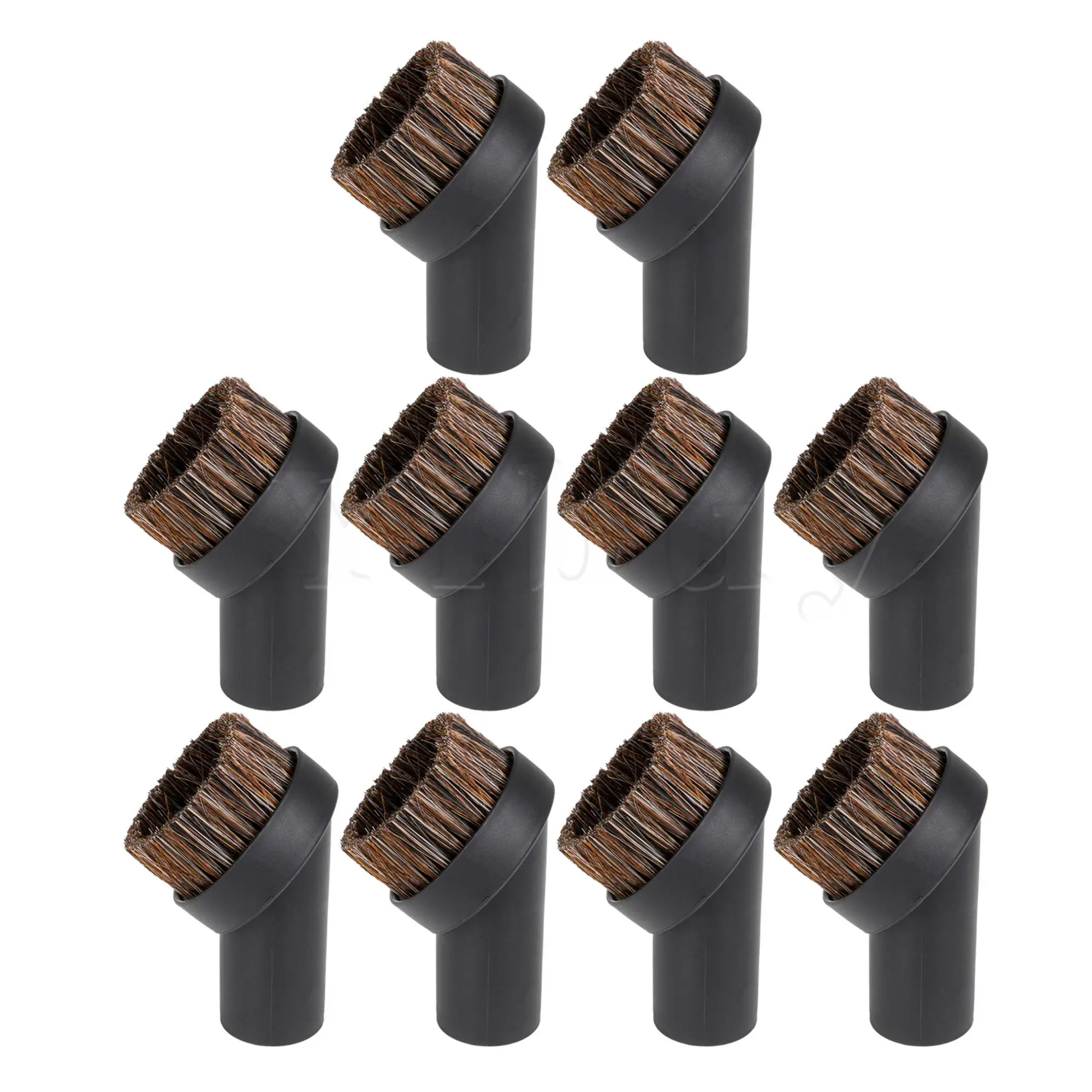 

10x Round Household Vacuum Brush 1.25 Inch Replacement for Midea Black
