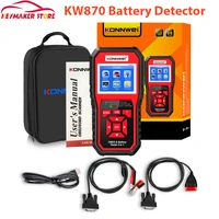 konnwei 12v car battery detector kw870 car obd fault diagnosis instrument obd2 scanner check engine code reader scan tool