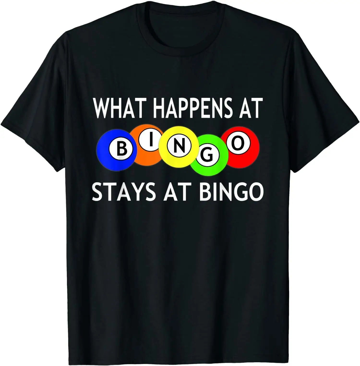 

What Happens At Bingo Stays At Aesthetic Tumblr Men T Shirt Summer Tops For Men Japanese Men Short Sleeve T-shirt 90s Hipster