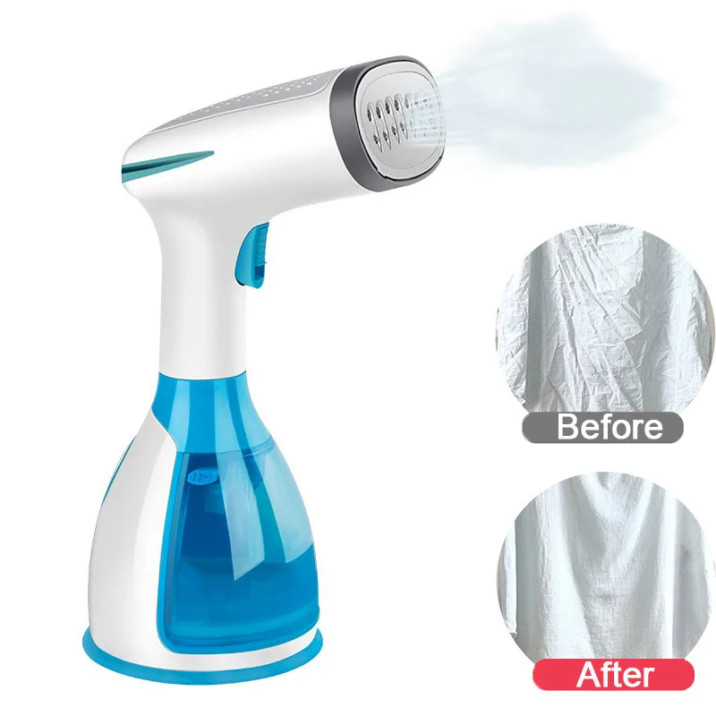 

Quick-Heat Hand Garment Iron Steamer for Clothes 1500W Powerful 280ml Portable Fabric Steamer Travelling Home Steam Generator