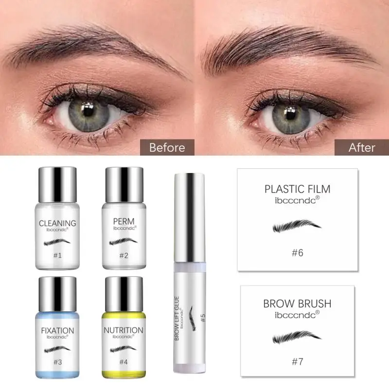 

Brow Kit Safe Perming Brow Lift Eyebrow Styling Lifting Eyebrow Enhancer Beauty Salon Home Use Makeup DIY Eyebrow Trimming