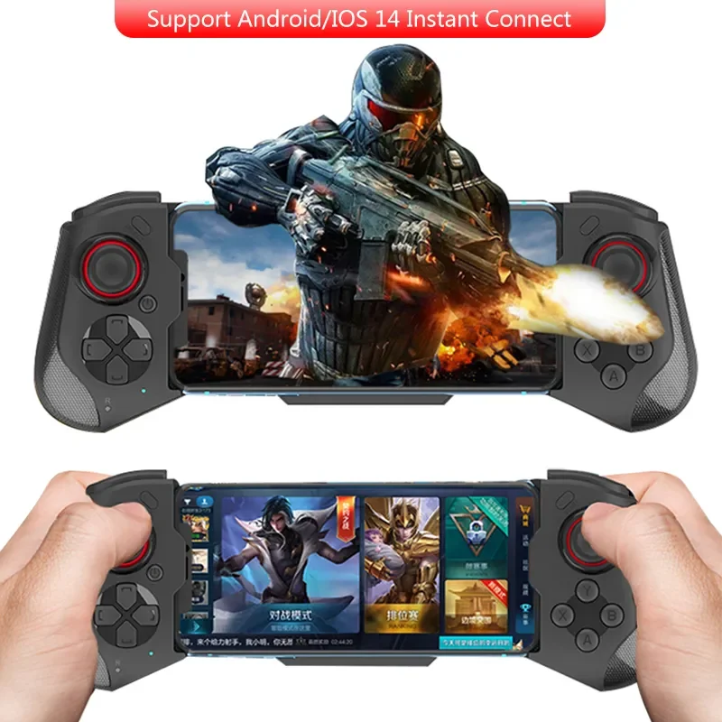 

NEW2023 Nowy Mocute 060 bezprzewodowy pad do gier dla IOS Android PC przenośny joysticki kontroler PUBG teleskopowy gamepady ko