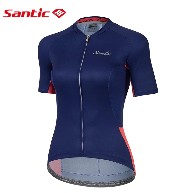 

Santic Women Cycling Jersey Professional MTB Road Bike Jersey Bicycle Top Short Sleeve Summer Shirts