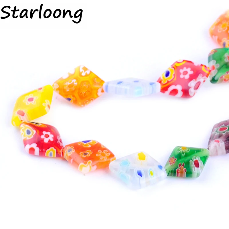 26 шт./нить бусины в форме ромба 10 х14 мм | Украшения и аксессуары