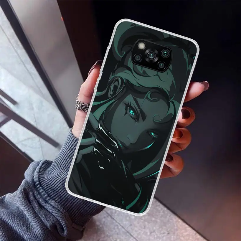 Чехол для телефона Valorant Game Cool Xiaomi Poco X6 X5 X4 X3 Nfc F6 F5 Pro F4 Gt F3 F2 F1 M5S M4 M3 5G Soft Cover Print Fundas