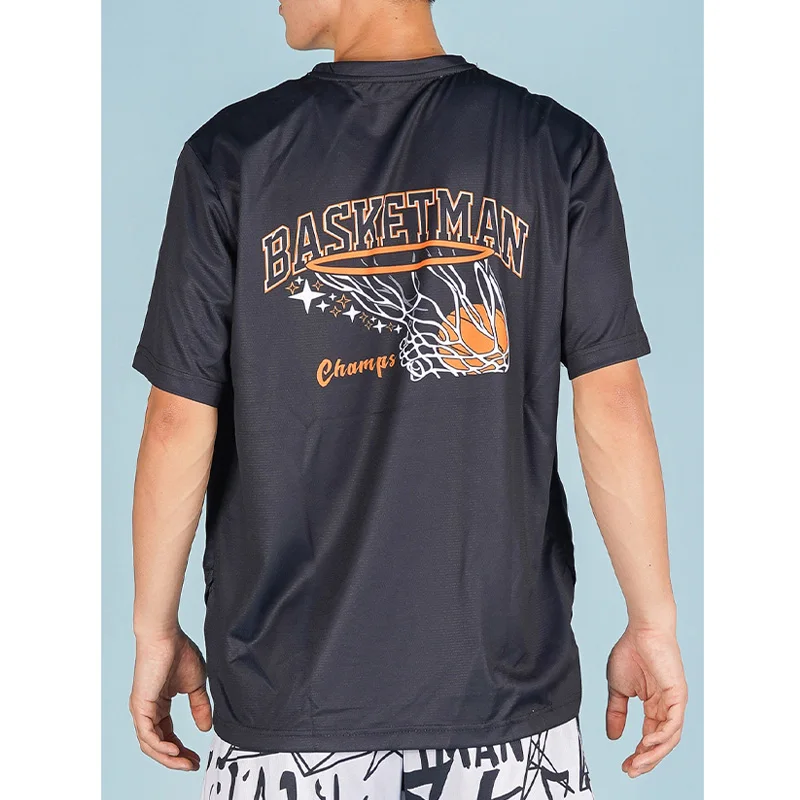 

Мужская футболка с коротким рукавом и круглым вырезом