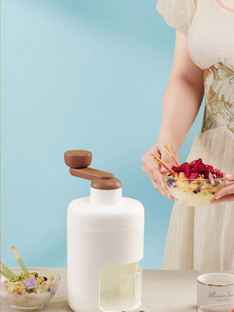 

Portable Manual Ice Crushers Hand Crank Ice Shaver Shave Ice Machine Smoothie Maker Household Kitchen Bar Ice Blender Drink Tool