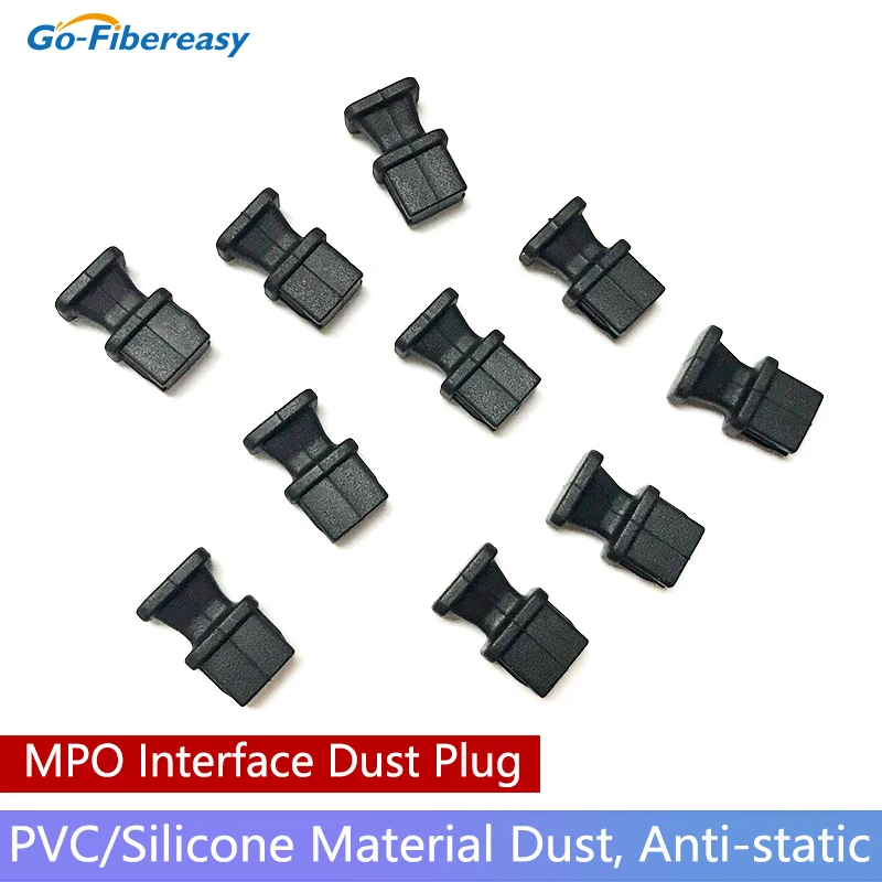 

100pcs MPO Interface Dustproof Plug Silicone QSFP 40G SR4 Dust Plug Cap Cover MPO/MTP Port Protector Plug/ QSFP+ MPO Dust Jacket
