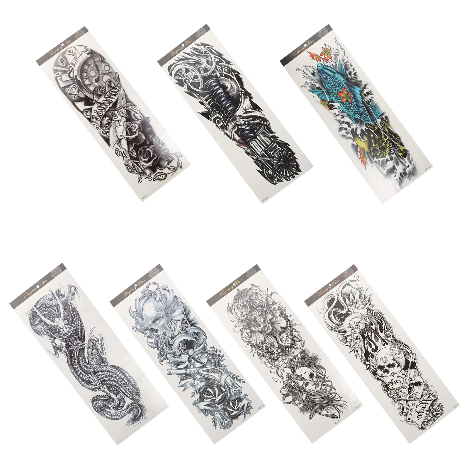 

7pcs Safe Creative Premium Tattooing Stickers Tattooing Decals for Adults Men