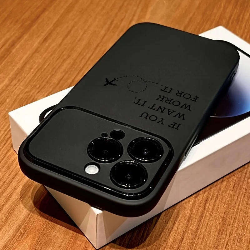 Фото Противоударный силиконовый мягкий чехол для iPhone 17 16 15 14 13 12 11 Pro Max Plus X XR XS с узором в виде авиационных слоганов №1