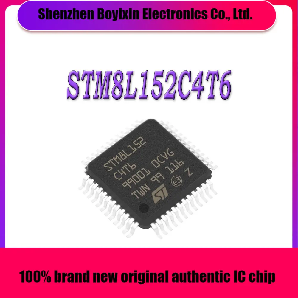 

STM8L152C4T6 STM8L152C4 STM8L152C STM8L152 STM8L STM8 STM IC MCU Chip LQFP-48