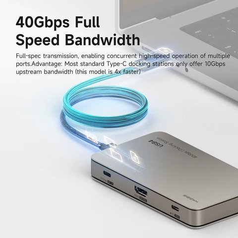 Hagibis USB4 Док-станция с тройным дисплеем