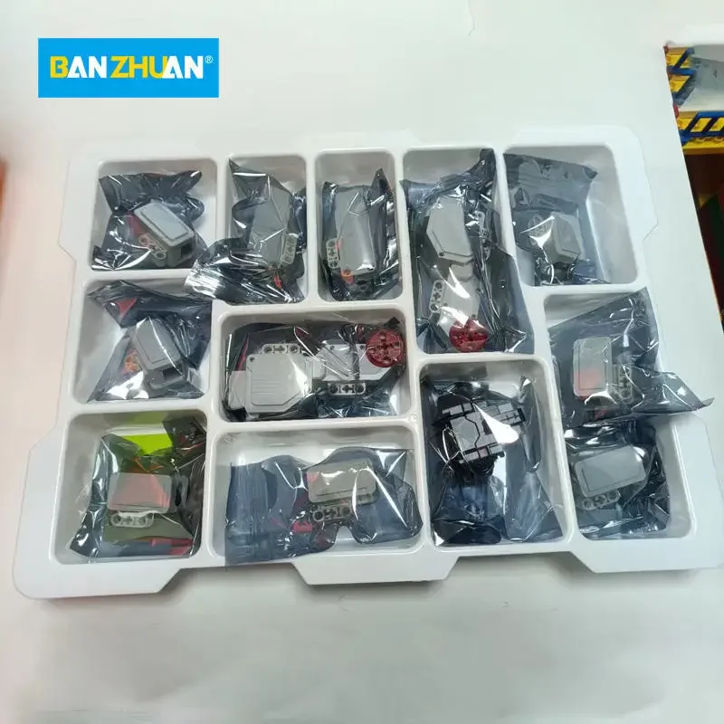 BANZHUAN # Kasi Ev6 строительные блоки совместимые с Ev3 Wedo2.0 набор для обучения робот