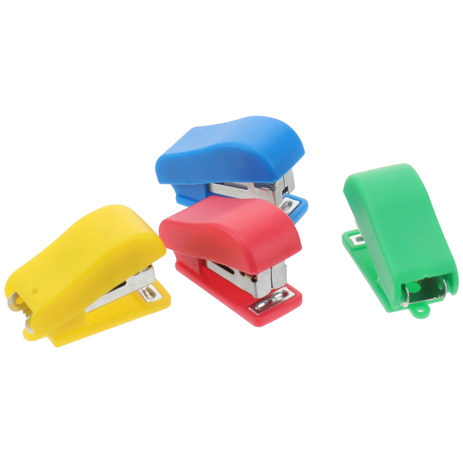 

4pcs Staplers Desk Stapler Document Stapler Hand Stapler Office Stationery File Stapler Paper Punches
