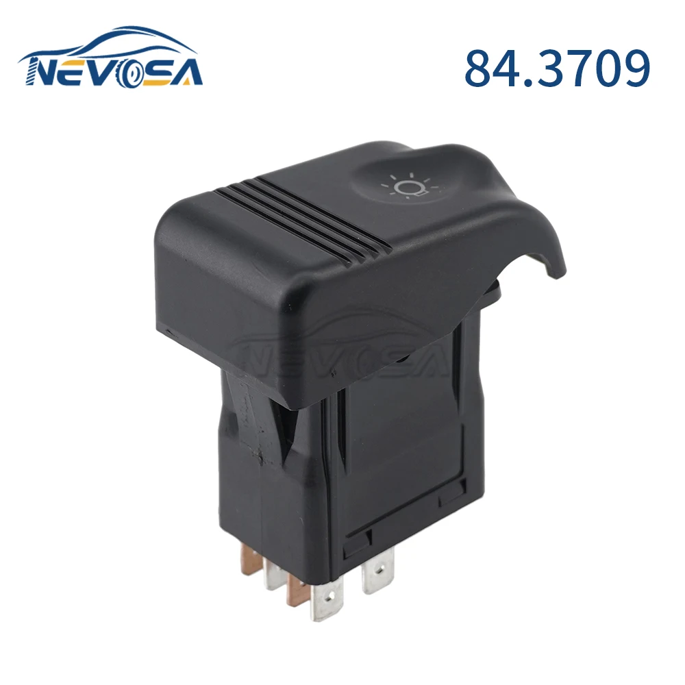 

NEVOSA 84.3709 Auto Head Light Headlight Switch Button For LAD A0505 Car Parts ВАЗ-2110 ВАЗ-2111 ВАЗ-2112 10Pin 2110-3709600