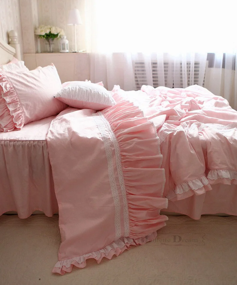 Роскошный свадебный комплект постельного белья с вышивкой кружевной