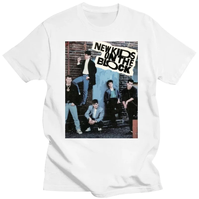 Новая детская рубашка NKOTB забавная черная винтажная Подарочная футболка для