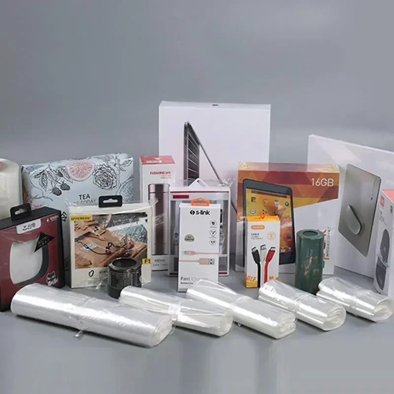 Термоусадочный пакет POF прозрачная утолщенная термоусадочная пленка пищевая