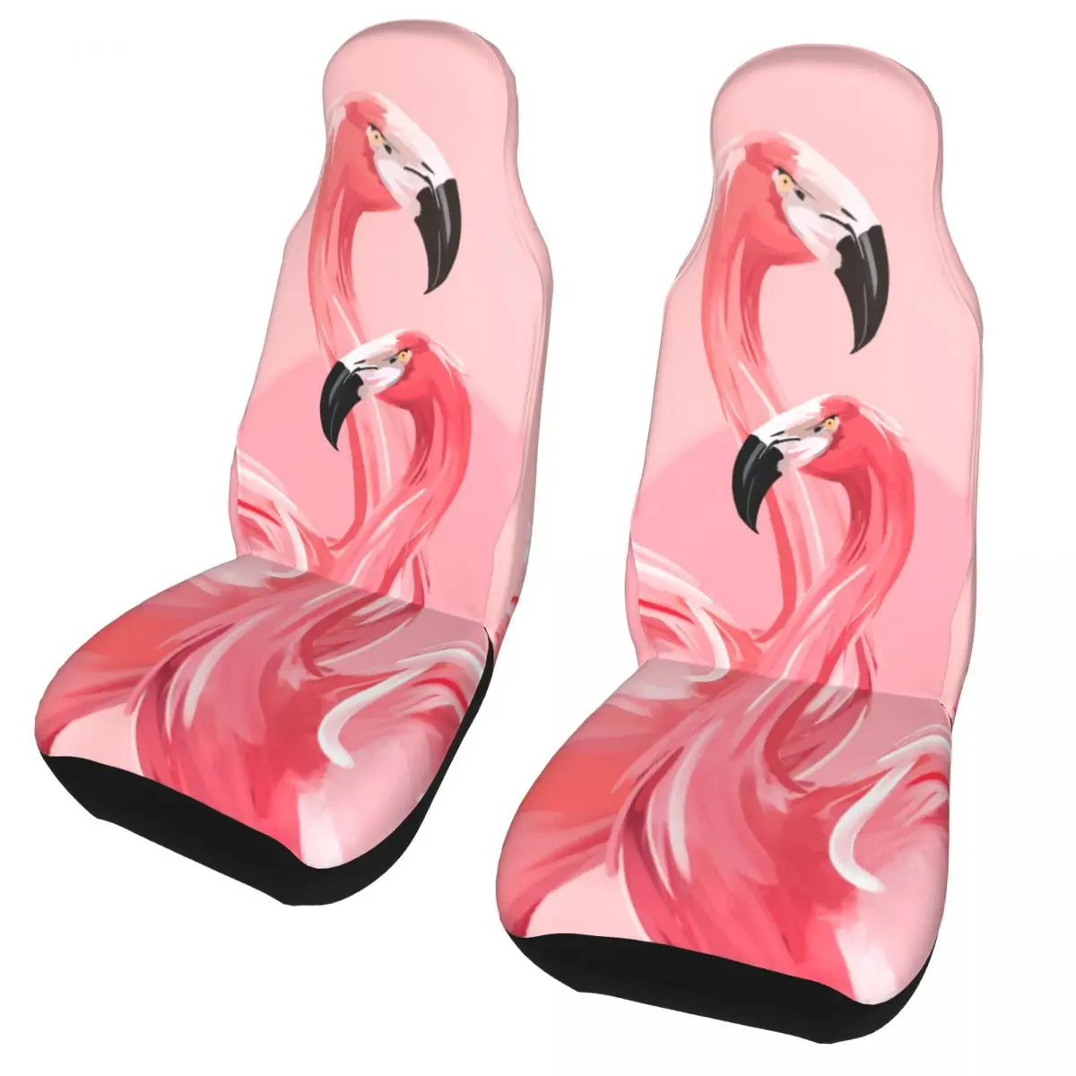 

Pink Flamingo Universal Car Seat Cover Waterproof AUTOYOUTH Love Valentine's Day Seat Covers Polyester Seat Protector