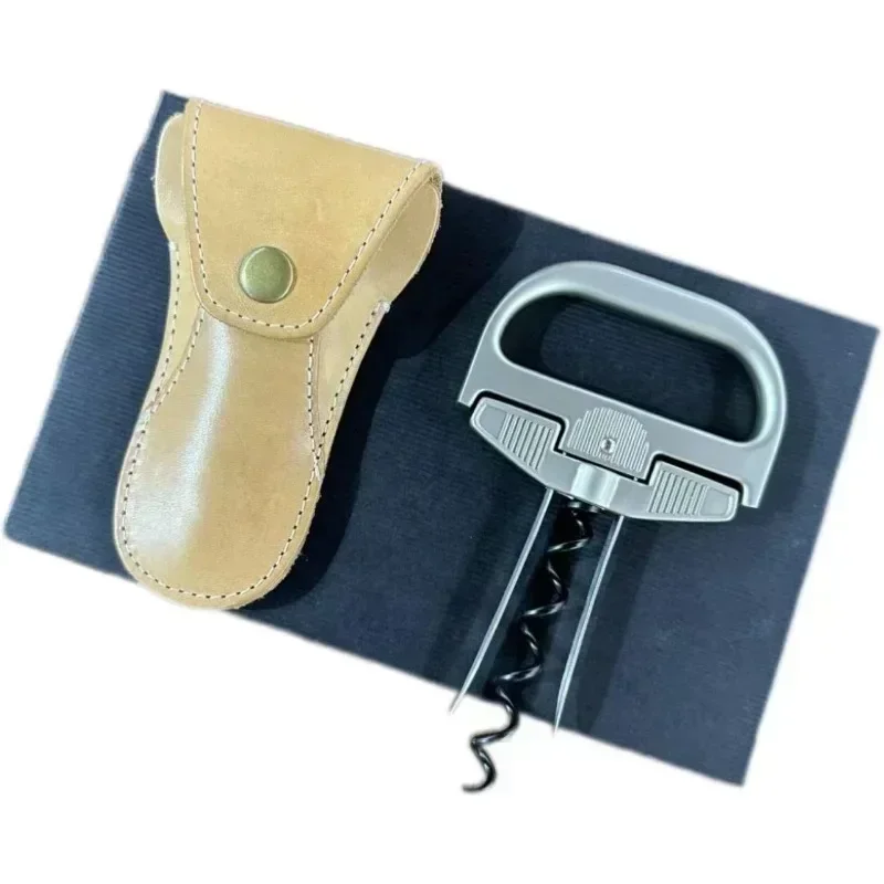 Портативная открывалка для винных бутылок с корпусом из сплава-открывает