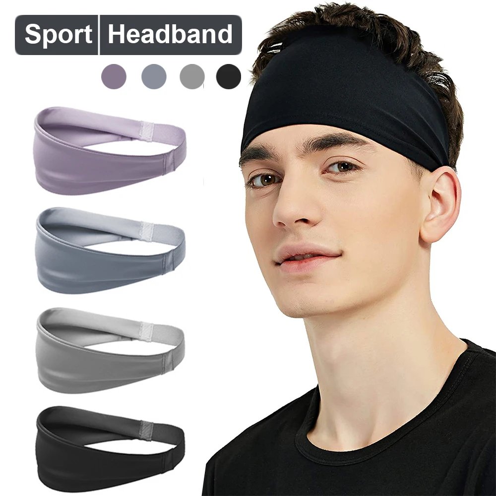 Running Yoga Sweatband Camouflage Headbands Non Slip Hair Accessories