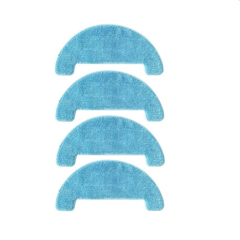 

10PCS Mop Pads Replacement Suitable For Coredy R750 R500 G800 G850 Robot Vacuum Reusable Microfiber Soft Cloth