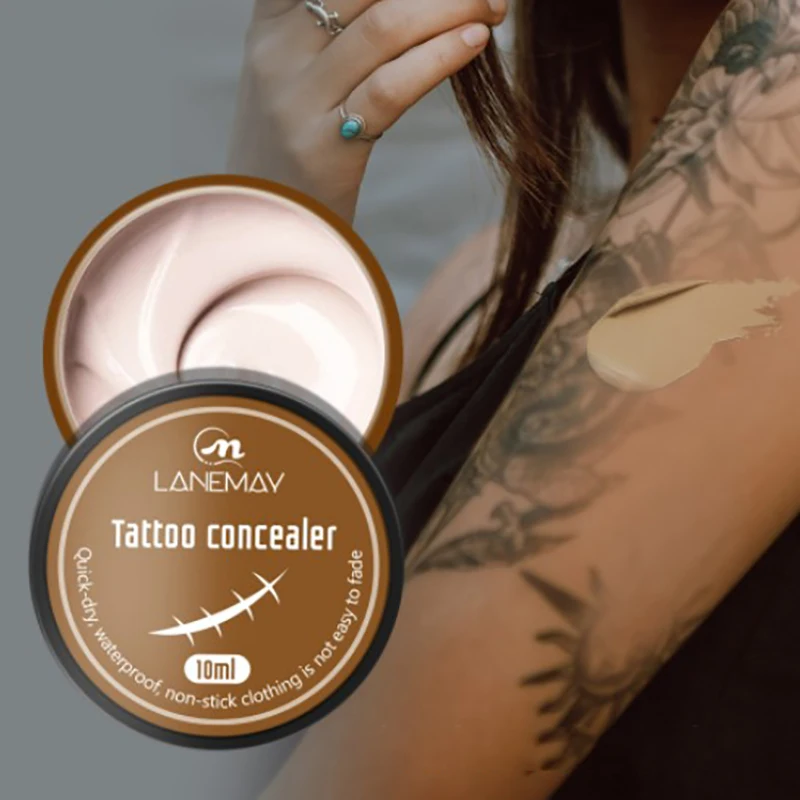 

Hide Blemish Face Eye Lip Cream Tattoo Concealer Makeup Foundation Tattoo Cream