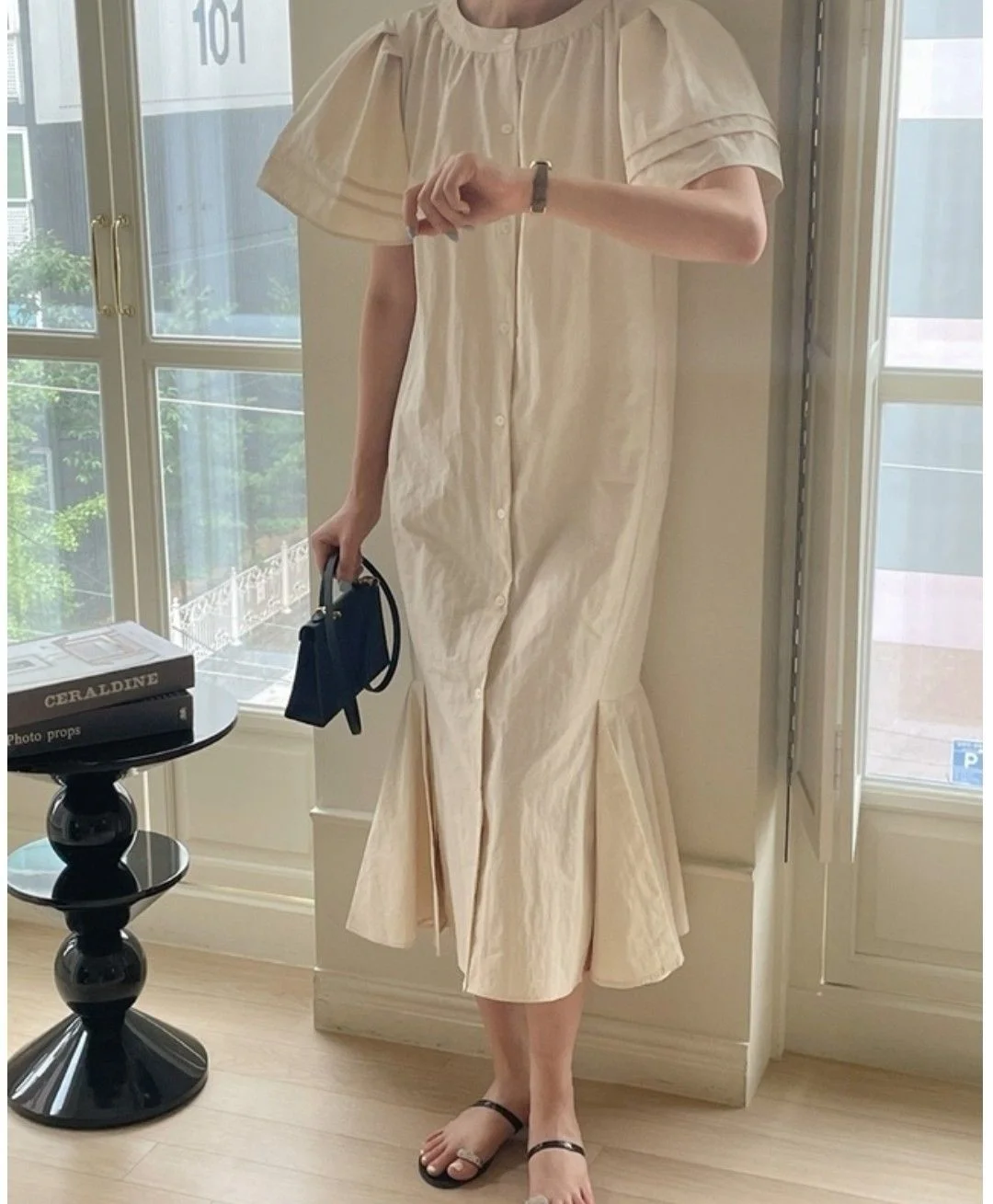 

Korean Gentle Fishtail Dress With Super Fairy Age Reduction Medium Length Dress Pullover Thin Elegant Dress Summer 2022 New