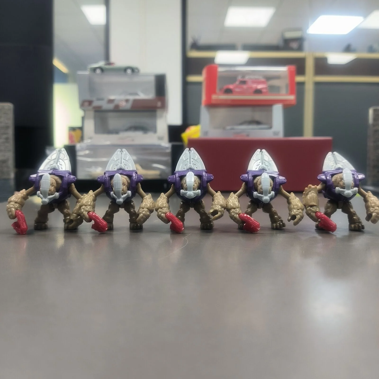Фото 5 шт. Mega Construx Bloks Universe Infinite Series Purple Grunt Minor Фигурка №1