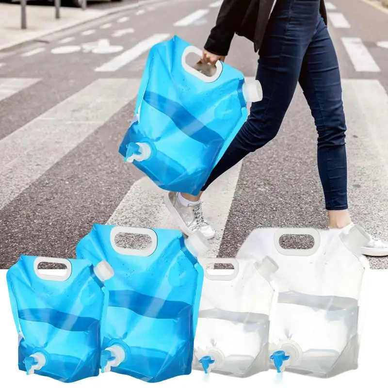 5/10 л сумка для воды кемпинга портативное складное ведро большой контейнер