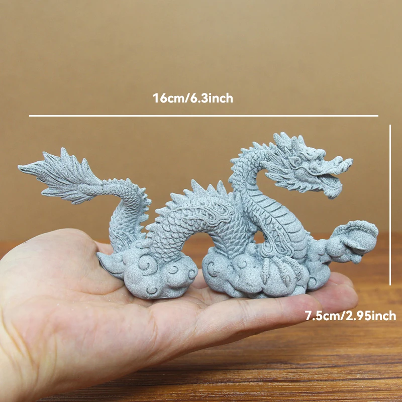 Каменная статуэтка дракона, льва, килина для дома диана килина ду ра