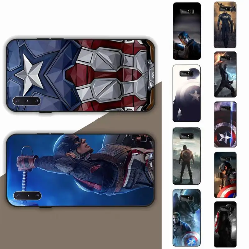 

Miniso c-captains a-americans Phone Case for Samsung Note 5 7 8 9 10 20 pro plus lite ultra A21 12 72