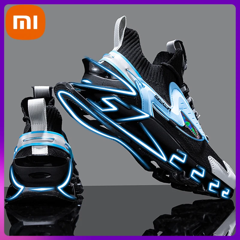 

Кроссовки Xiaomi мужские теннисные, роскошная дизайнерская обувь, повседневные туфли на платформе, лоферы с лезвиями, обувь для бега