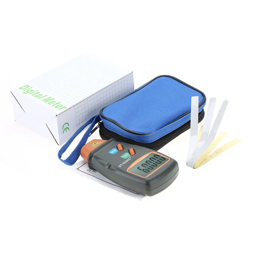 

Цифровой ЖК лазерный фототахометр, Бесконтактный мини-измеритель оборотов в минуту