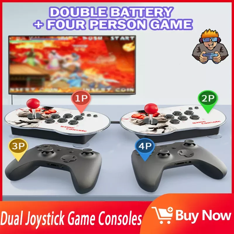 

NEW2023 Video Game Console Retro Console Arcade Emulator 10000 Games Handheld Wireless Controller 3D Rocker For MAME/SNES/SEGA/