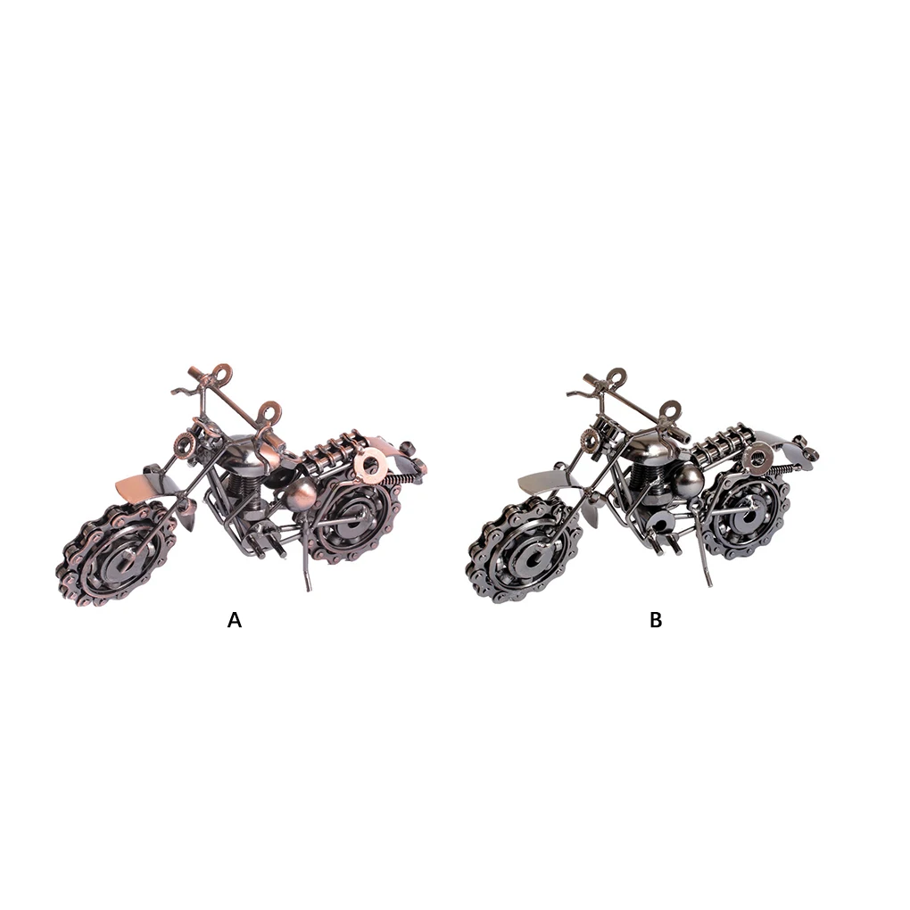 

Модель мотоцикла, искусственная винтажная книжная полка, образец, статуэтка ручной работы, миниатюрная статуэтка, декоративное ремесло