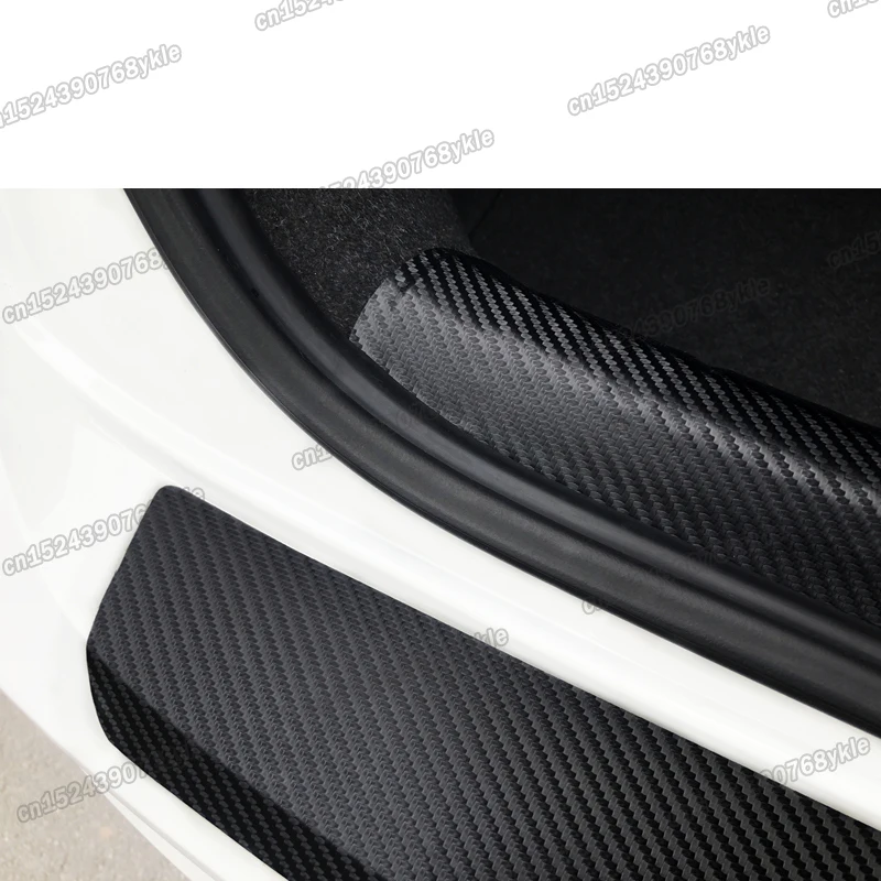 Защитный коврик из углеродного волокна для порога багажника автомобиля toyota corolla