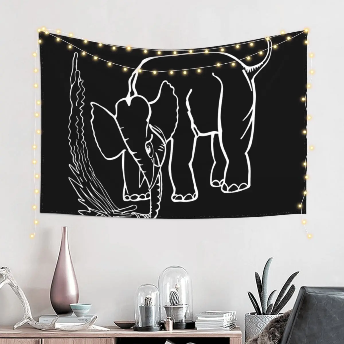 Микрофоны The Glow Pt. 2. Минималистичный черный гобелен настенный декор декоративные