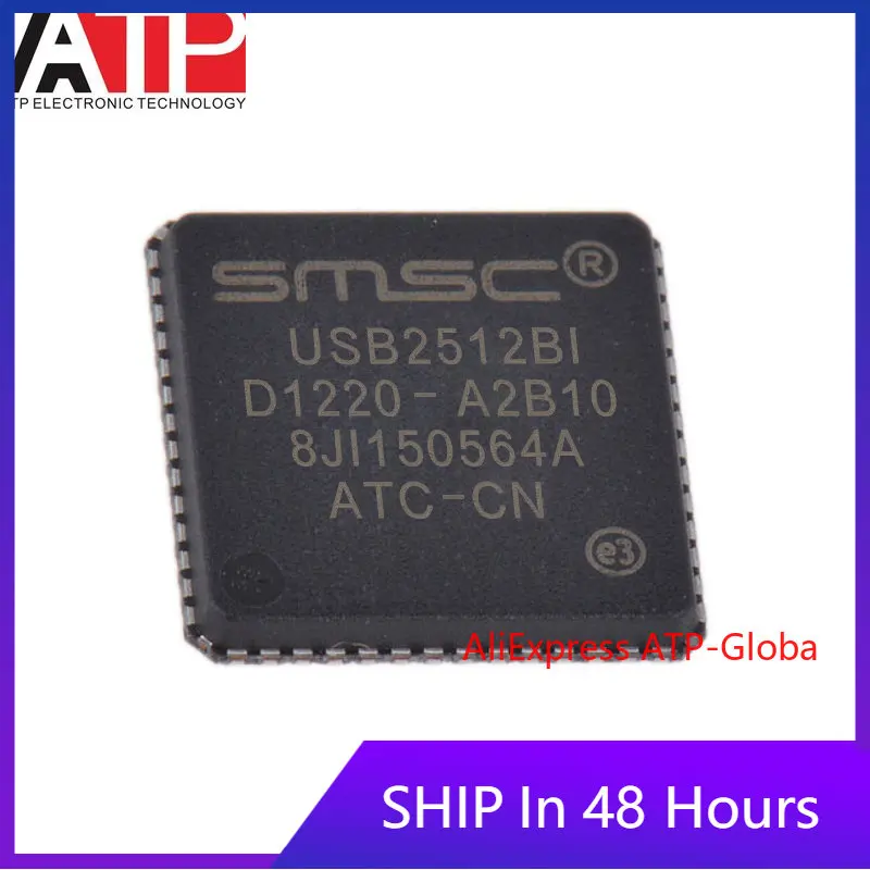 

ATP Store 1-100 PCS USB2512BI-AEZG-TR QFN-36 USB2512BI AEZG USB Hub Controller IC Chip Integrated Circuit New Original
