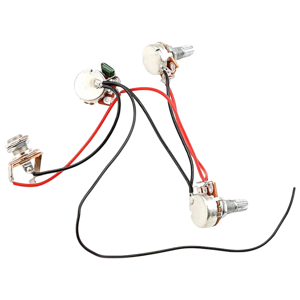 

Guitar Line Prewired 500K Pots Harness Wiring Replacement Suite Potentiometer Guitars Parts Plastic