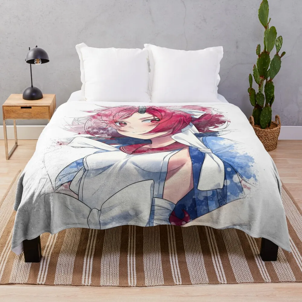 Фува Ридж акварельное одеяло одеяла и пледы модные диваны ретро теплые