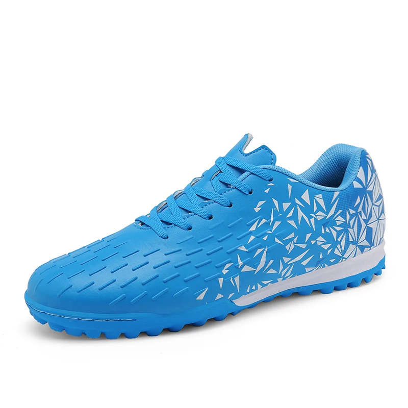 Men Sport Soccer Shoes Spring Autumn Male Boys Gym Training Sneakers Red Blue Man Turf Football Shoes Trainer Big Size