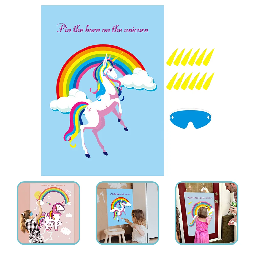 

1 Set Pin The Horn on The Birthday Party Game Decoration