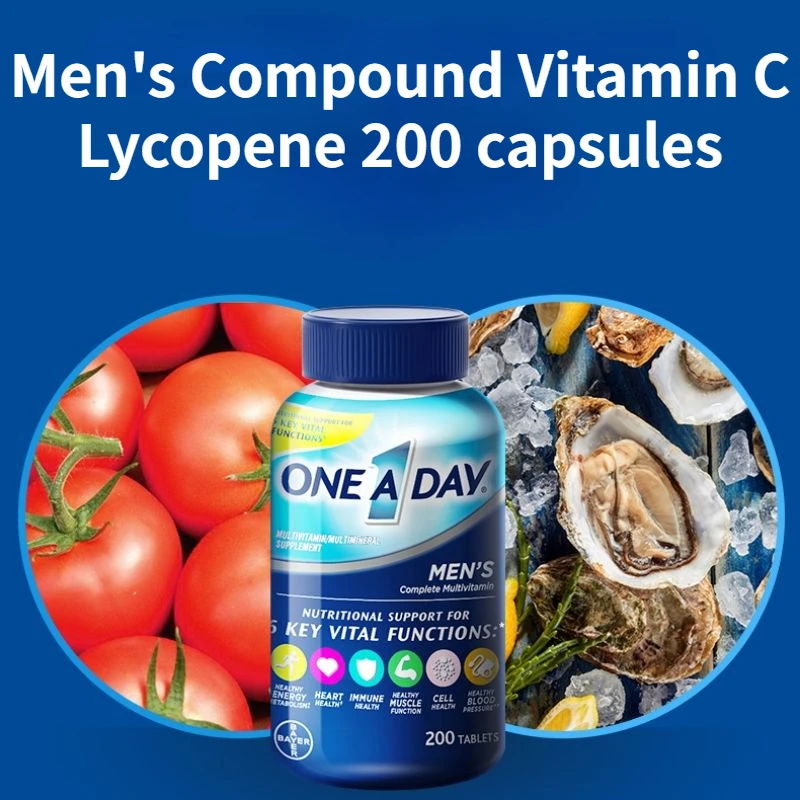 

Men's Compound Vitamin Lycopene 200 Capsules Lycopene Capsules Sperm Quality Booster Supplement Enlargement Enhance Immunity