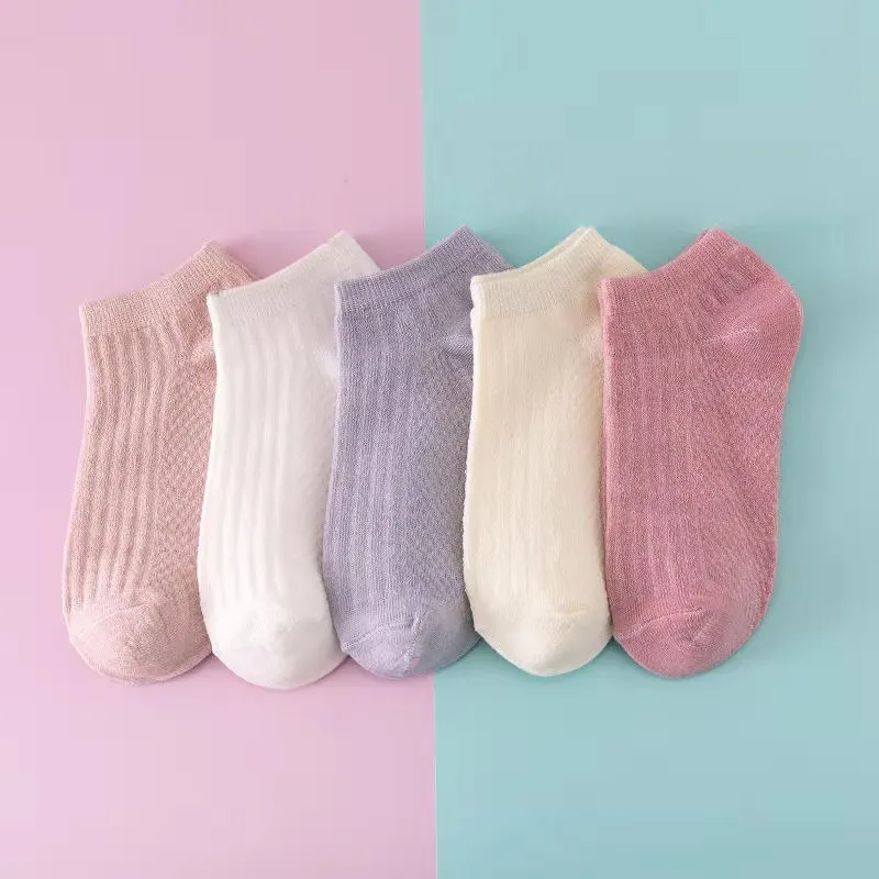 

5Pairs Lot Cute Women Short Socks Boat Chaussette Femme Skarpety Cotton Ankle Meias Sock Female Breathable Calcetines Mujer